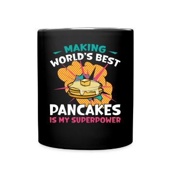 Pancake Lover Kids Making World's - Full Colour Mug - black - Front