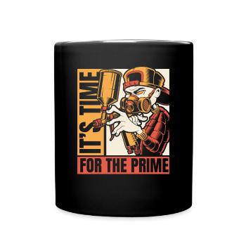 It's Time For The Prime Car Spray Automotive Car - Full Colour Mug - black - Front