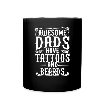 Dad Fathers Day Daddy Papa Funny Father´s Day - Full Colour Mug - black - Front