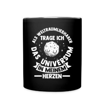 Astrologie Astrologe Astronaut Universum Weltraum - Tasse einfarbig - Schwarz - Vorne