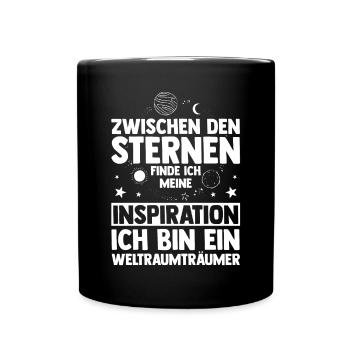 Astrologie, Astrologue, Astronaute, Univers, Espace - Mug uni - noir - Devant