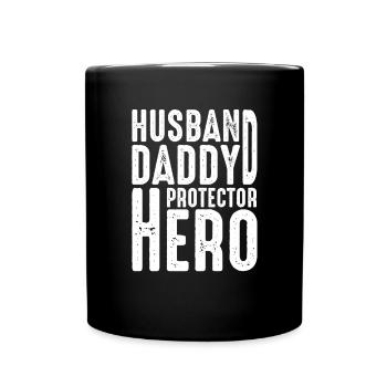 Dad Fathers Day Daddy Papa Funny Father´s Day - Full Colour Mug - black - Front