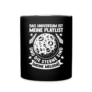 Astrologie, Astrologue, Astronaute, Univers, Espace - Mug uni - noir - Devant