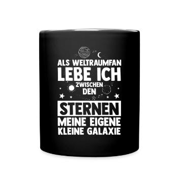 Astrologie, Astrologue, Astronaute, Univers, Espace - Mug uni - noir - Devant