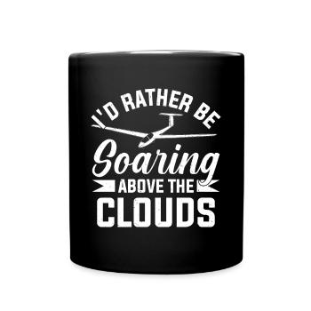 Planeur - Mug uni - noir - Devant