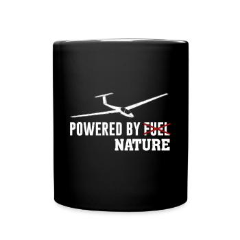 Planeur - Mug uni - noir - Devant