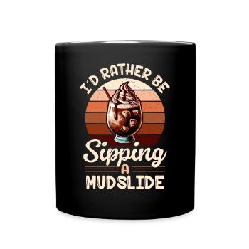 Cocktail Coulée de Boue - Mug uni - noir - Devant