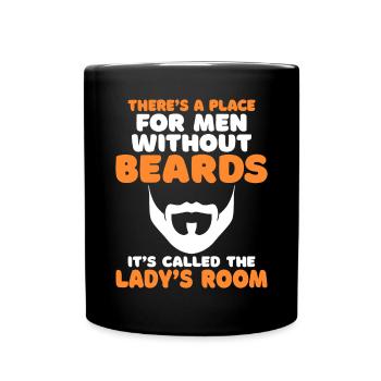 Giftidea Beard Men - Full Colour Mug - black - Front