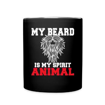 Giftidea Beard Men - Full Colour Mug - black - Front