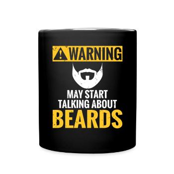 Giftidea Beard Men - Full Colour Mug - black - Front