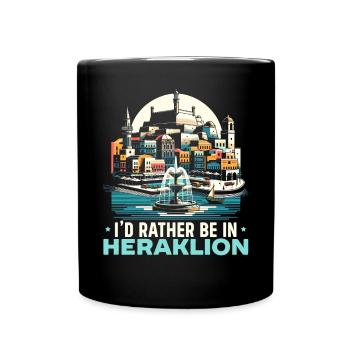 Héraklion Grèce Voyage Vacances Patrimoine Grec - Mug uni - noir - Devant