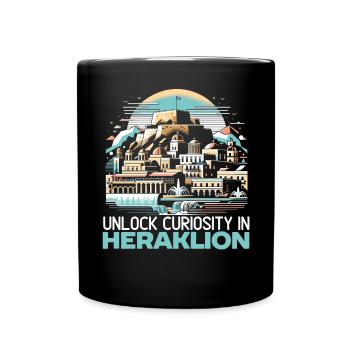 Héraklion Grèce Voyage Vacances Patrimoine Grec - Mug uni - noir - Devant