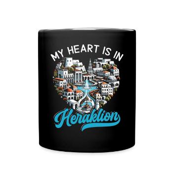 Héraklion Grèce Voyage Vacances Patrimoine Grec - Mug uni - noir - Devant