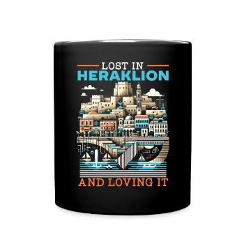 Héraklion Grèce Voyage Vacances Patrimoine Grec - Mug uni - noir - Devant