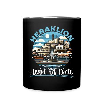 Héraklion Grèce Voyage Vacances Patrimoine Grec - Mug uni - noir - Devant