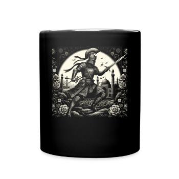 Persischer Unsterblicher Achämenidenreich Persischer Krieger - Tasse einfarbig - Schwarz - Vorne