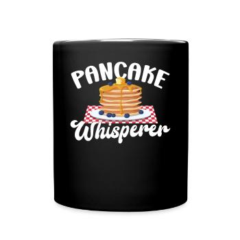 Pancake Lover Kids Pancake - Tasse einfarbig - Schwarz - Vorne