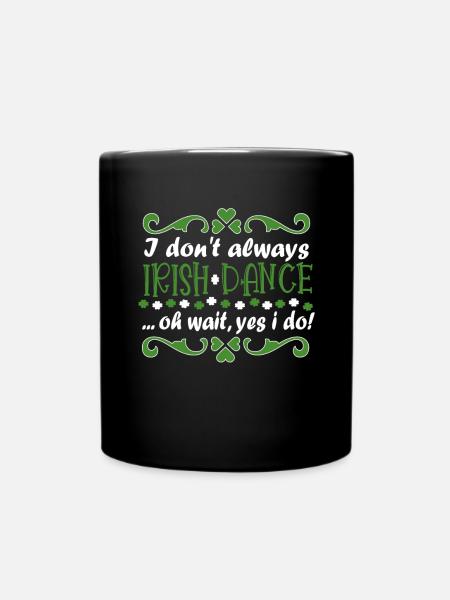 Musique irlandaise Irlande Design pour la danse irlandaise - Mug uni - noir