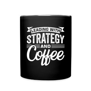 BWL Betriebswirtschaft Büro - Tasse einfarbig - Schwarz - Vorne