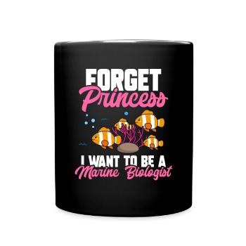 Marine Biology Ocean Marine Biologist - Full Colour Mug - black - Front