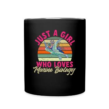 Marine Biology Ocean Marine Biologist - Full Colour Mug - black - Front