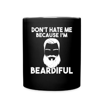 Giftidea Beard Men - Full Colour Mug - black - Front