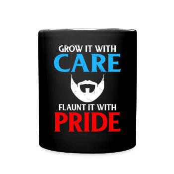 Giftidea Beard Men - Full Colour Mug - black - Front