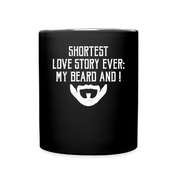 Giftidea Beard Men - Full Colour Mug - black - Front