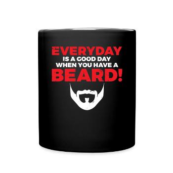 Giftidea Beard Men - Full Colour Mug - black - Front