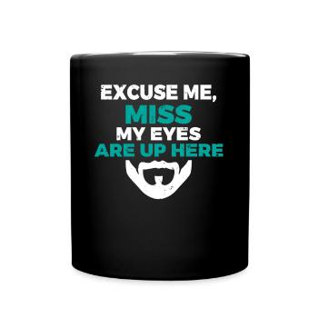 Giftidea Beard Men - Full Colour Mug - black - Front