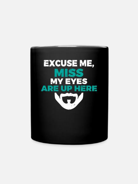 Giftidea Beard Men - Tasse einfarbig - Schwarz