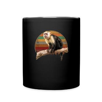 Capuchin monkey whisperer - Tasse einfarbig - Schwarz - Vorne