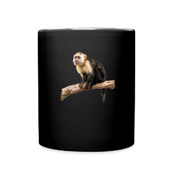 Capuchin monkey whisperer - Tasse einfarbig - Schwarz - Vorne