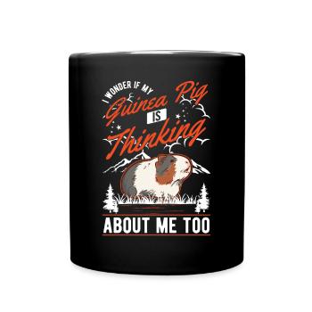 Guinea Pig Gift Guinea Pig - Full Colour Mug - black - Front
