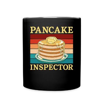Pancake Lover Kids Pancake - Tasse einfarbig - Schwarz - Vorne
