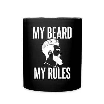 Giftidea Beard Men - Full Colour Mug - black - Front