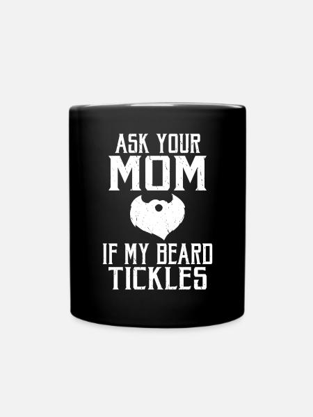 Giftidea Beard Men - Tasse einfarbig - Schwarz