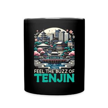 Fukuoka Japan Country Travel Vacation Japanese - Full Colour Mug - black - Front