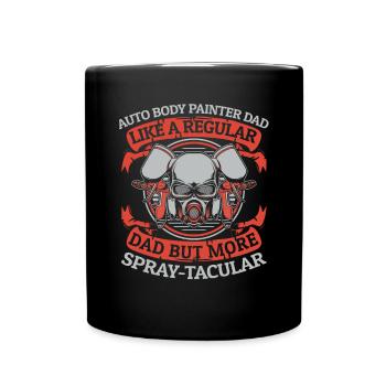 Papa peintre de carrosserie comme un véhicule de papa ordinaire - Mug uni - noir - Devant
