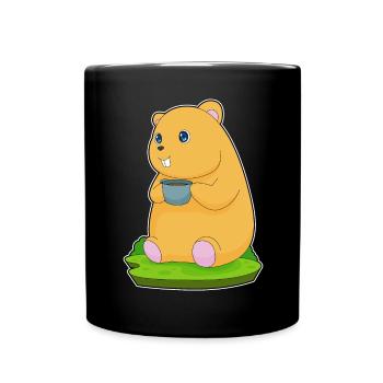Hamster Coffee Mug - Full Colour Mug - black - Front