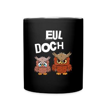 Owl Yes - Full Colour Mug - black - Front