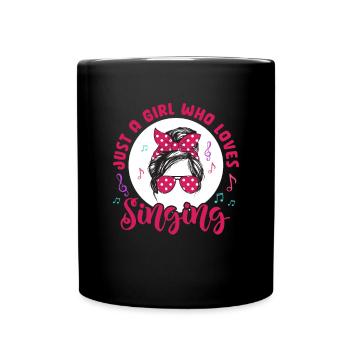 Chanteur chanteur chanteur musicien cadeau - Mug uni - noir - Devant