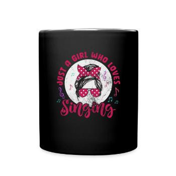 Singer - Full Colour Mug - black - Front