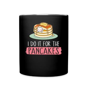 Les enfants amateurs de crêpes, je le fais pour le - Mug uni - noir - Devant