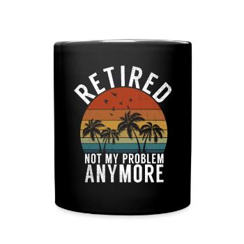 Retirement Gifts - Tasse einfarbig - Schwarz - Vorne