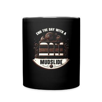 Mudslide Lover Cocktail Drink Food Lover Alcoholic - Full Colour Mug - black - Front