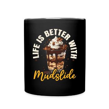 Schlammlawine Liebhaber Cocktail Getränk Essen Liebhaber Alkoholisch - Tasse einfarbig - Schwarz - Vorne