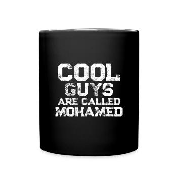 Cool guys are called Mohamed - Full Colour Mug - black - Front