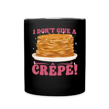 Pancake Lover Kids Pun I Don't - Full Colour Mug - black - Front