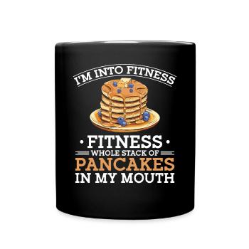 Les enfants amateurs de crêpes que j’aime - Mug uni - noir - Devant